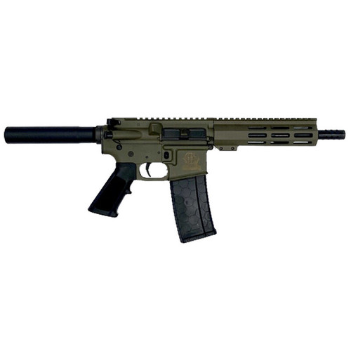 GLFAGl-15 Pistol, .223 Wylde, 7.5" Heavy Barrel, OD Green Finish, 30rd