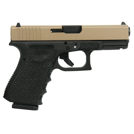 Glock 19 Gen 3 Custom "FDE Slide Polymer Cobblestone Stippled Frame" Handgun 9mm Luger 15/rd Magazines (2) 4.02" Barrel Austria PI1950203 MODCSSFDE