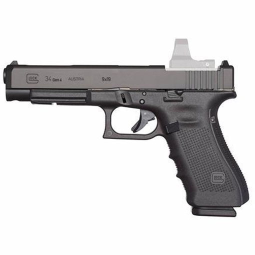 Glock 34 Gen 4 MOS Competition Handgun 9mm Luger 17/rd Magazines (3) 5.3" Barrel Black USA REFURBISHED UR34501MOS