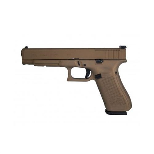 Glock 34 Gen 5 MOS Competition Handgun 9mm Luger 17/rd Magazines (3) 5.3" Barrel Bronze Austria BLEMISHED PA3430103MOSBB