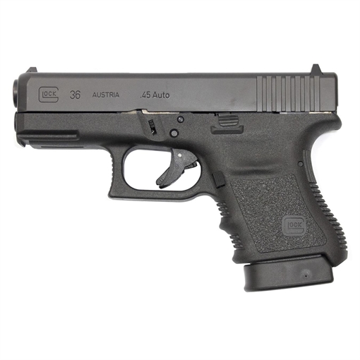Glock 36 Gen 3 Subcompact Handgun .45 ACP 6/rd Magazines (2) 3.78" Barrel Black Austria REFURBISHED PR36509