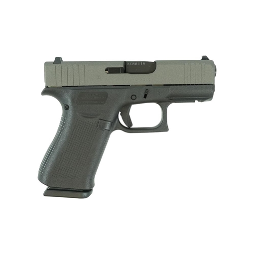 Glock 43X "Two Tone" Sliver Slide Handgun 9mm Luger 10rd Magazines(2) 3.4" Barrel Front Grip Rail USA Made UX4350201FR MODTT