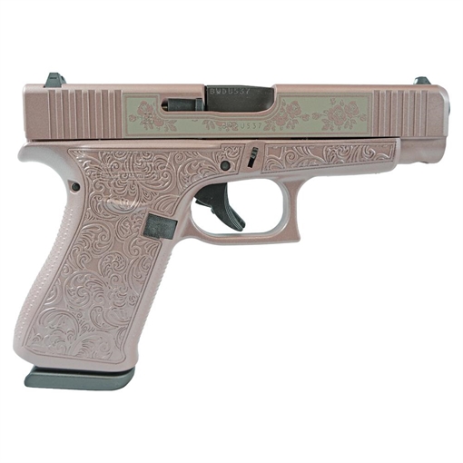Glock 48 Custom "Glock n Roses" Handgun 9mm Luger 10/rd Magazines (2) 4.17" Barrel Austria PA4850201 MODGR