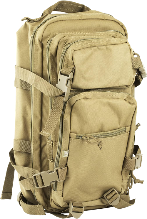 Glock Backpack Multi-Purpose 3-1 Coyote Tan Polyester 18" x 11" x 11"
