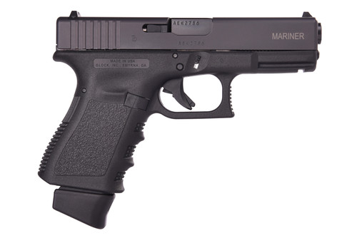 Glock 19 Gen3 Mariner 9mm, 4.01" Barrel, Fixed Sights, Black, 3x 15rd