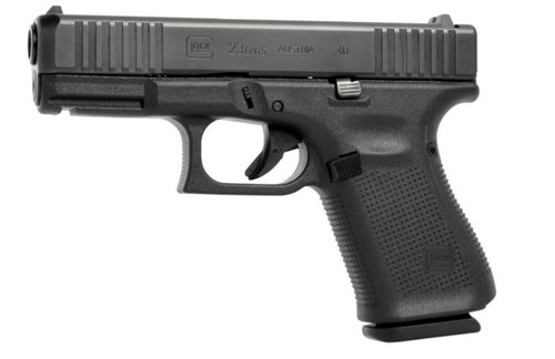 Glock 23 Gen5 .40 S&W, 4" Barrel, Fixed Sights, Black, 10rd