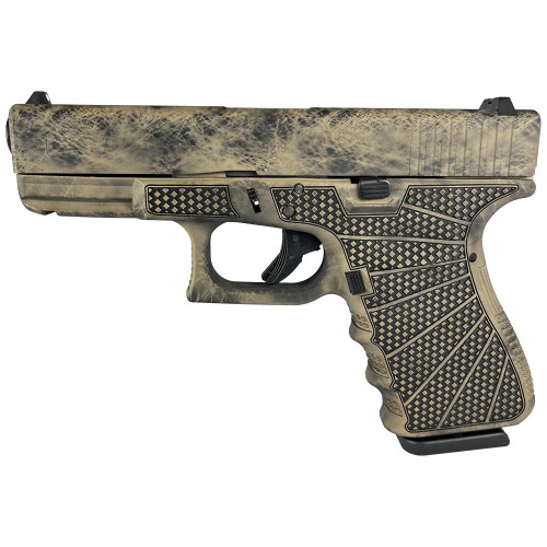 Glock 19 Gen3 AUS 9mm, 4" Barrel, Fixed Sights, Marble Stipple, 15rd