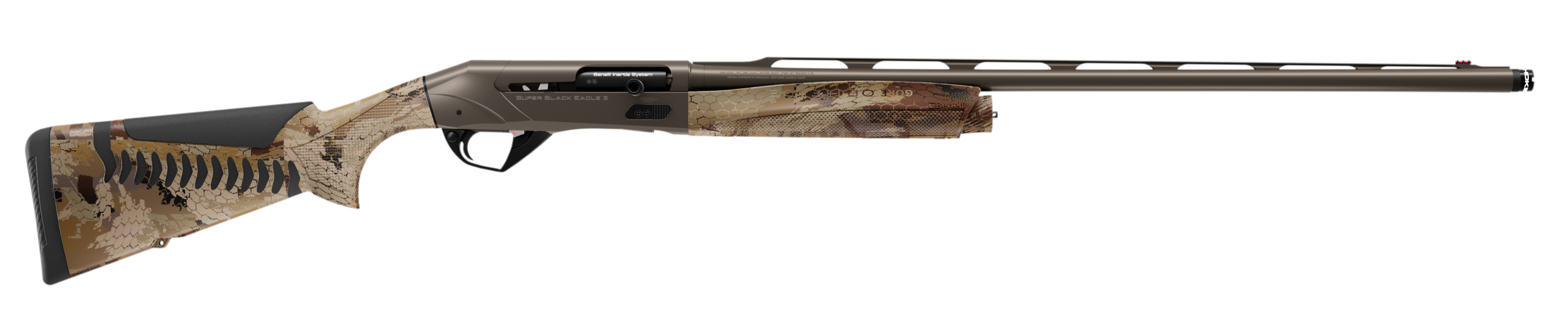 Benelli Super Black Eagle 3 AI Semi-Auto Shotgun 12311, 20 Ga, 3", 28", Optifade Marsh Finish, Midnight Bronze Cerakote