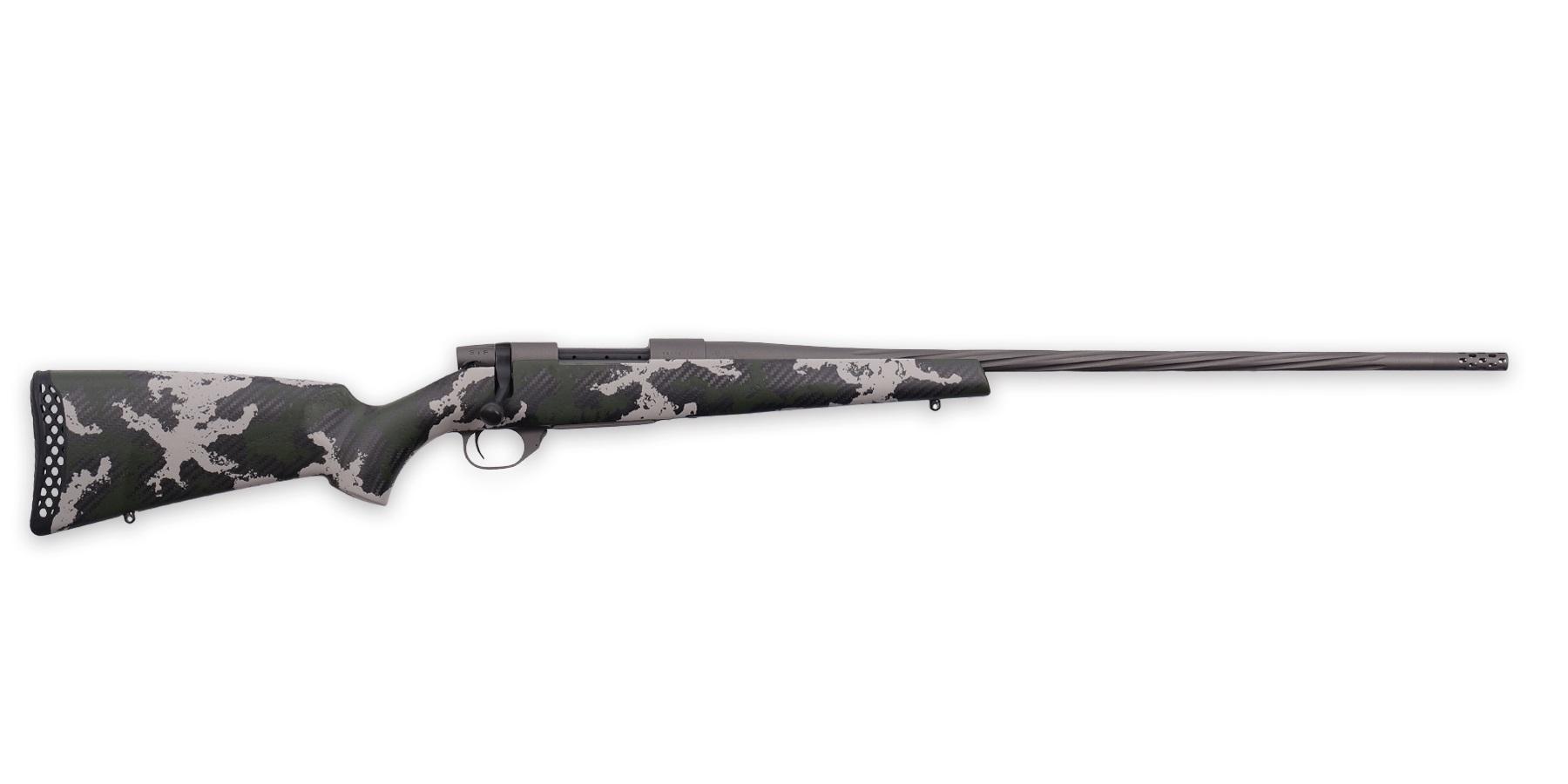 Weatherby Vanguard Talon Rifle VTE306SR4B, 30-06, 22", Carbon Fiber Green & Gray Sponge Camo Stock, 5 Rds
