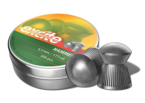 Hatsan Excite Hammer Domed/Round Nose Pellets .177 cal 500/ct 93114500005
