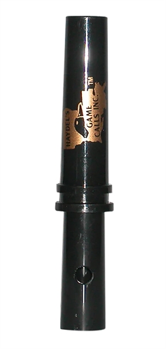 Haydel's Game Calls Variable Tone Open Call Double Reed Mallard Hen Sounds Attracts Ducks Black Acrylic VTM90