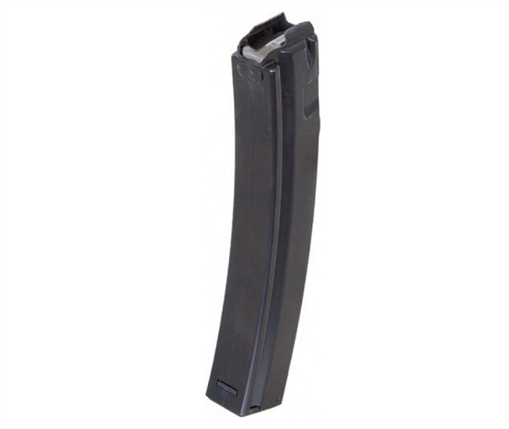 Heckler & Koch Magazine, 9MM, 30 Rounds, Fits HK MP5/SP5/SP5K, Steel, Black 206349S