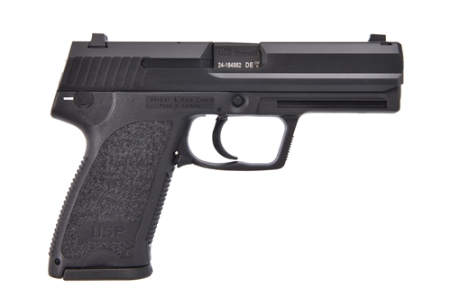 HK USP V7 LEM 9mm Luger 15+1 4.25" Black Stainless Steel Barrel, Black Serrated Steel Slide, Black Polymer Frame, Black Polymer Grip Ambidextrous 81000311