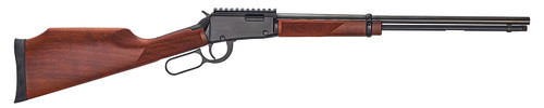 Henry Lever Magnum Express .22 WMR, 19.25" Barrel, Black Metal Finish & Fixed Monte Carlo American Walnut Stock, 11rd