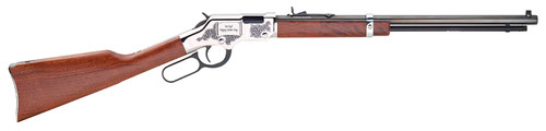 Henry Golden Boy Silver Fathers Day .22 LR/Short, 20" Barrel, Nickel Plated, American Walnut, 16rd/21rd