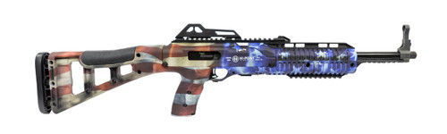 Hi-Point 995TS 9mm, 16.5" Threaded Barrel, American Flag Hydrodip, Picatinny Rail, 10rd