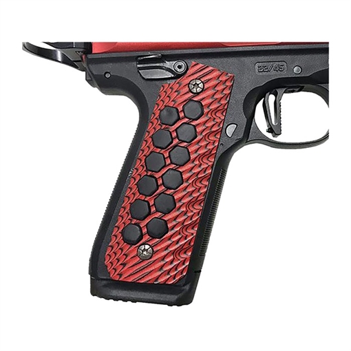 'HIVEBRID'' G10 PANEL GRIPS FOR RUGER? MKIV 22/45 TK26N0309RED1