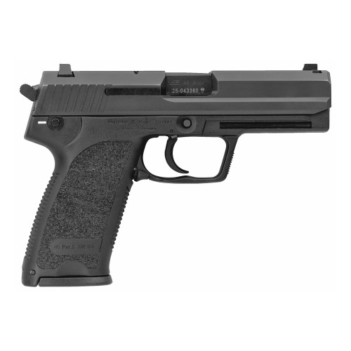 HK USP V1 .45ACP, 4.41" Barrel,Black, DA/SA, Manual Safety/Decocker, 12rd