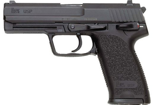 HK USP45 V1 .45 ACP, 4.41" Barrel, Safety/Decocker, Fixed Sights, Black, 10rd