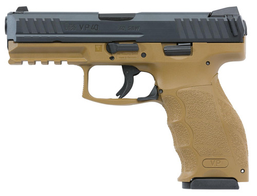HK VP40 *Grade B* .40 S&W, 4" Barrel, 3-Dot Night Sights, Flat Dark Earth, 13rd