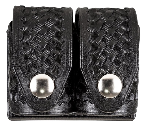 HKS SpeedLoader Case Double Medium Black Hytrel Belt Loop Belts 2.25" Wide 203BMBN