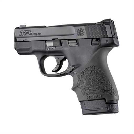 Hogue HandAll Beavertail Grip Sleeve Textured Black Rubber for Glock 26, S&W M&P Shield, Ruger LC9 18400