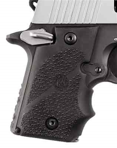 Hogue Ambi Safety Rubber Grip with Finger Grooves for SIG Sauer P238 Black 38080