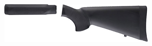 Hogue OverMolded Combo Kit Black Synthetic with Forend for Mossberg 500 05012