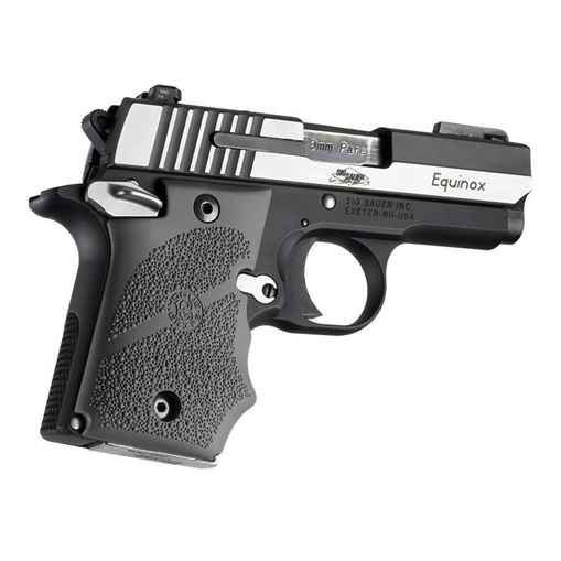 Hogue Rubber Handgun Grips with Finger Grooves Slate Grey for Sig Sauer P938 98082