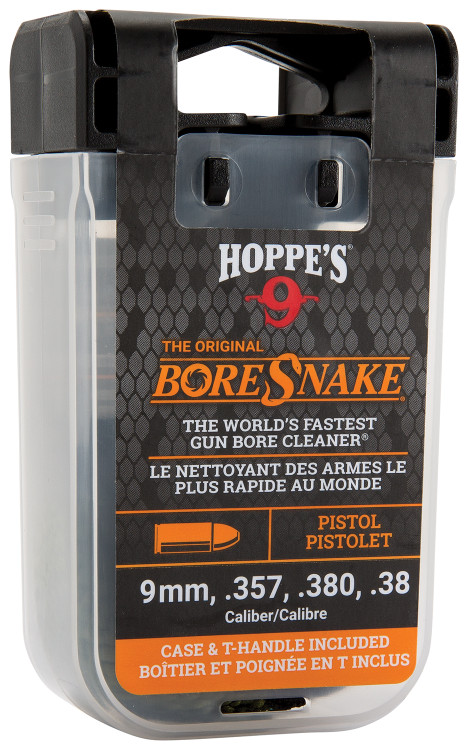 Hoppes BoreSnake "Snake Den Kit" Cleaner .357/9mm/.380/.38 Caliber Pistol