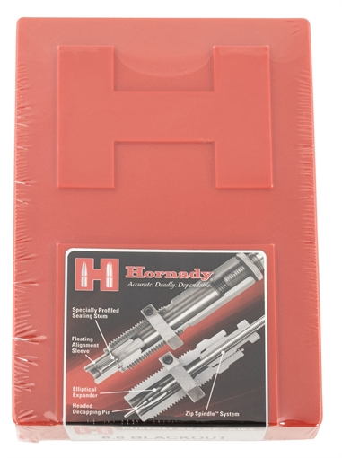Hornady Custom Grade Series III 2 Die Set for 8.6 Blackout Includes Sizing Seater 546442