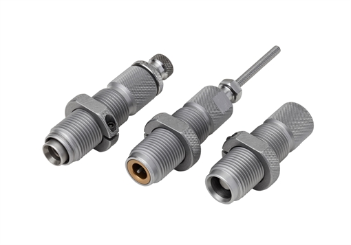 Hornady Custom Grade Series II 3 Die Set for 380 ACP Includes Sizer Seater Expander 546518