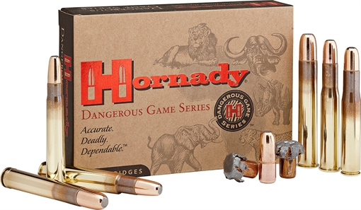 Hornady Dangerous Game 450NitroExpress 500gr DGX Bonded 20 Per Box/6 Case 8257