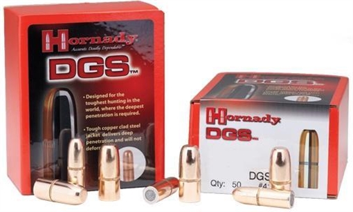 Hornady DGS 45 Cal .458 500 gr Full Metal Jacket Round Nose 50 Per Box/ 15 Case 4507