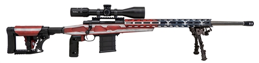 Howa M1500 Flag APC Chassis Rifle 6.5 Creedmoor 10rd Magazines(3) 24" Threaded Barrel 2 Grips HCRACF65CUSAMDT