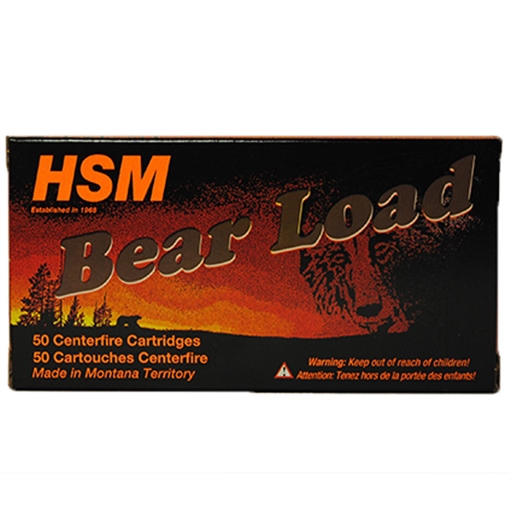 HSM Bear Load 454 Casull 325 gr Wide Flat Nose 50 Per Box/ 10 Case 454C4N