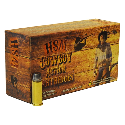 HSM 45C1N Cowboy Action 45 Colt 250 gr Round Nose Flat Point 50 Per Box/ 10 Case 45C1N HSM-45C-1-N