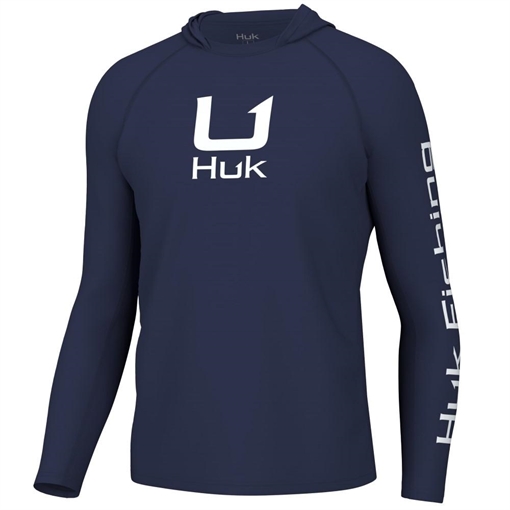 Huk Icon Long Sleeve Hoodie Naval Academy S H1200574-413-S