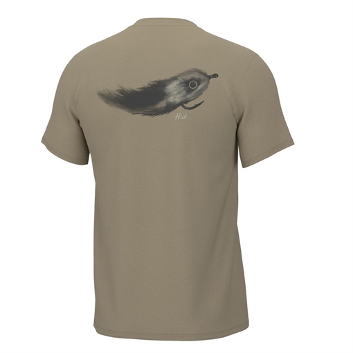 Huk Streamer Fly Short Sleeve Shirt Overland Trek L H1000420-319-L