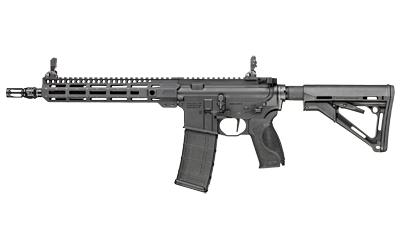 Smith & Wesson M&P-15 AXE Semi-Auto Short Barreled Rifle 13825, 5.56 NATO, 11.5" SBR, 6-Position Black Stock, 10.5" Midwest Industries Rail, Gemtech ETM Flash Hider, 30 Rds