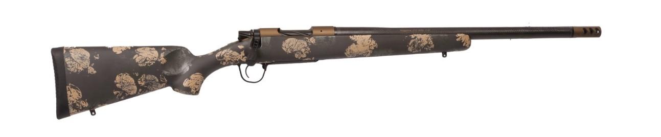 Christensen Ridgeline Rifle 801-06601-00, 22 Creedmoor, 22", Synthetic Carbon W/green and Tan Accents Stock, 4 Rds