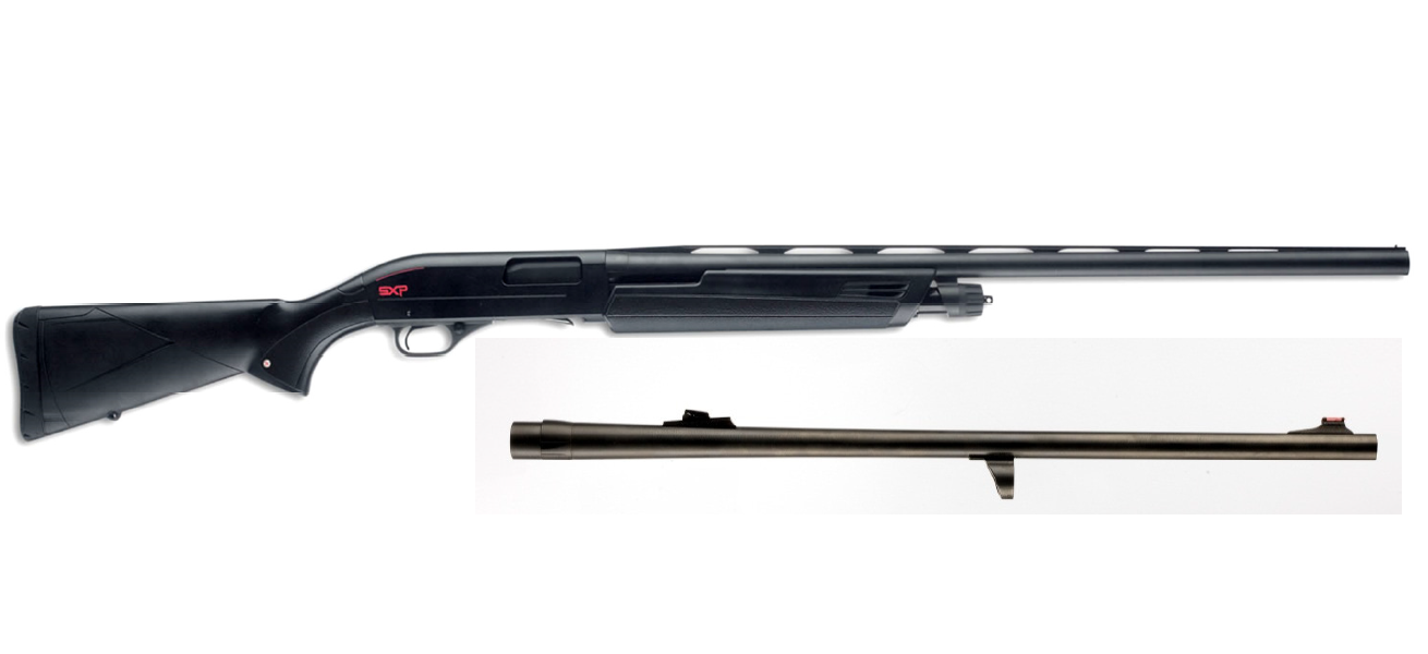 Winchester SXP Buck/Bird Combo Pump Shotgun 512274691, 20 Gauge, 26", 3" Chmbr, Synthetic Black Stock, 4 Rds