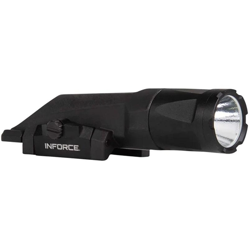 INFORCE WMLx, Weaponlight, Gen 3, Fits Picatinny, White/Infrared, Black, 900 Lumen for 2 Hours, White LED, Secondary IR LED 400mW, 4 Hours, Primary White Light, Constant/Momentary/Strobe IF71014