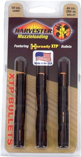 Harvester Muzzleloading Hornady XTP MAG Bullets 50 Cal. Sabot 250 gr .452 Hornady XTP Bullet 12/pk XTP25025