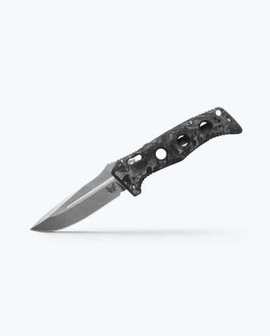 Benchmade 2750-06 Sibert Auto Adamas Automatic 3.78" CPM MagnaCut Marbled Carbon Fiber - 2750-06