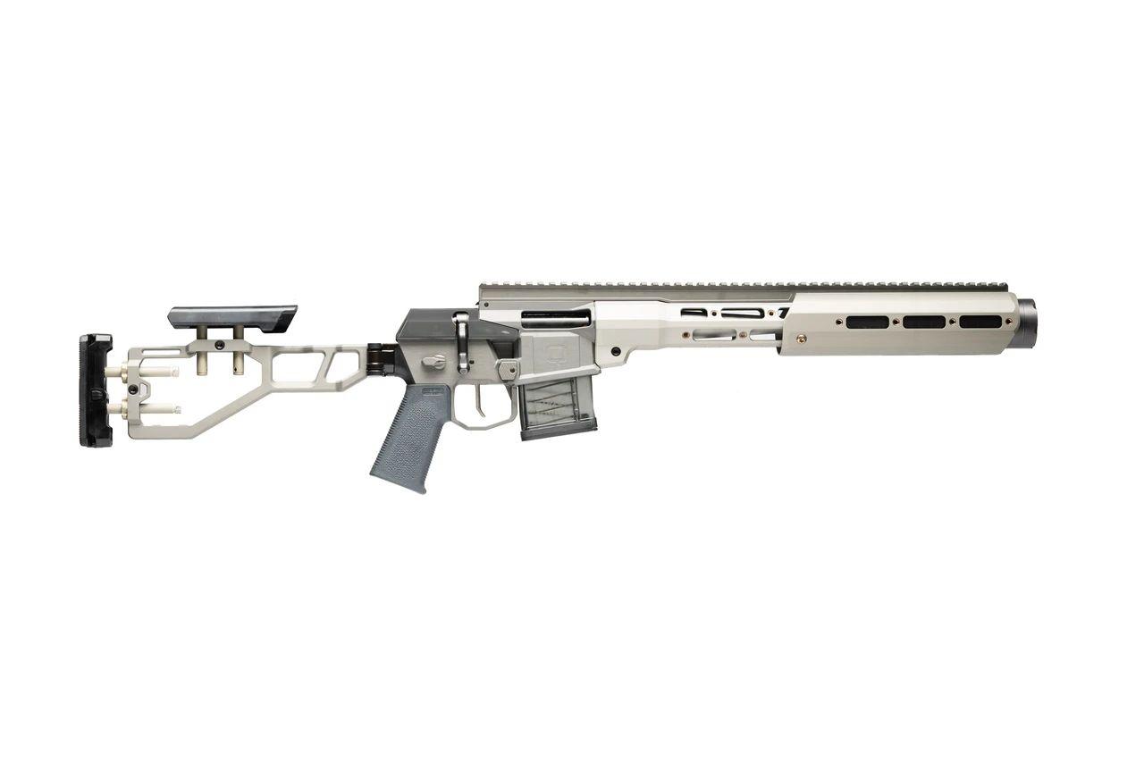 Q The Mini Fix SD Bolt Action Short Barrel Rifle w/Suppressor MINIFIX-300BLK-8IN-SBR-SD, 300 Blackout, 8", MiniFix Suppressor, Folding Stock, 10 Rds