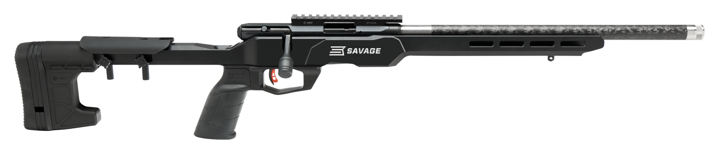 Savage B17 Precision Lite Bolt-Action Rifle 70856, 17 HMR, 18" Carbon Fiber Barrel, MDT Billet Aluminum Chassis Stock, 10 Rds