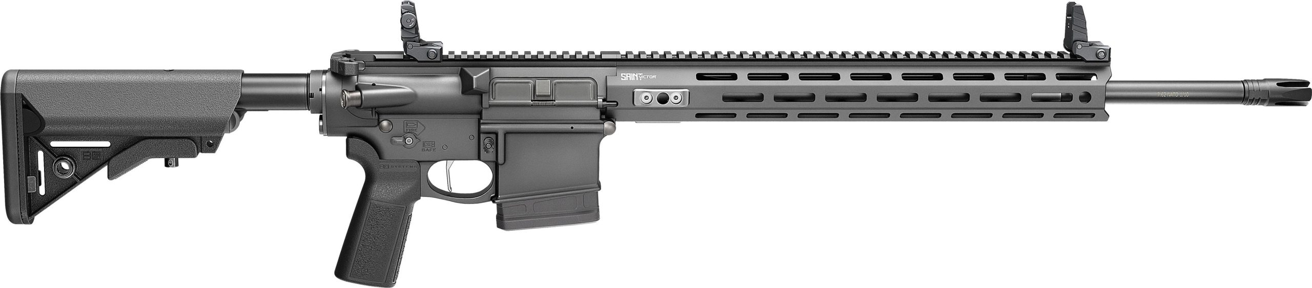 Springfield Saint Victor V2 Rifle STV920308LC-V2-B5, 308 Win, 20", Collapsible/Folding B5 Systems Sopmod Stock, 10 Rds