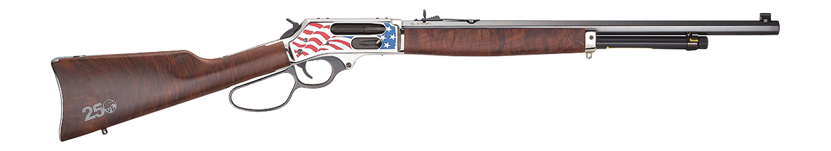 Henry America's 250th Anniversary Tribute Edition Rifle H010BG250, 45-70 Gov, 22", Walnut Stock, 4 Rds