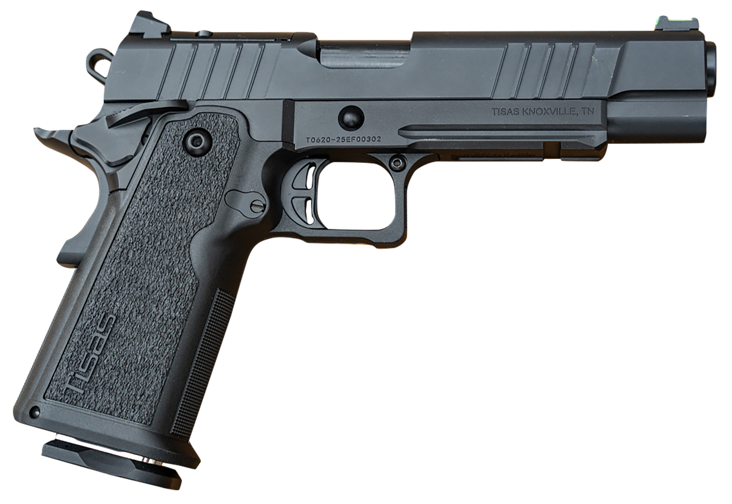 Tisas 1911 B9R Double Stack Optic Ready Pistol 12500017, 9mm Luger, 5in, QPQ Tenifer Cerakote Finish, 17 Rds